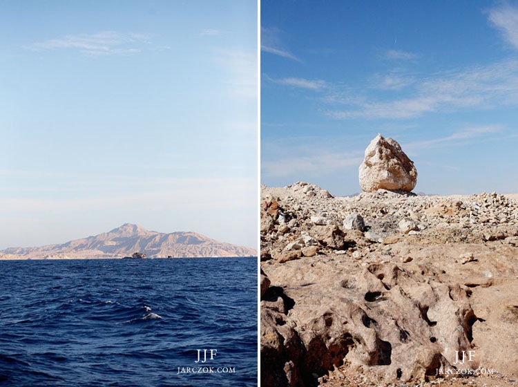 Natural landscape at the seaside in Egypt.