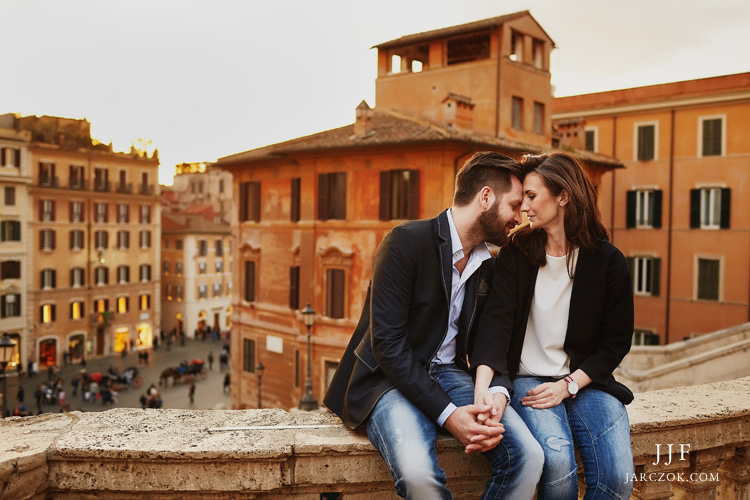 Zdjęcia ślubne w Rzymie.