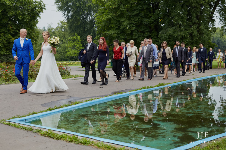 Ślub plenerowy w Parku Śląskim w Chorzowie.