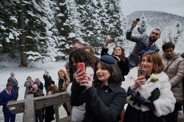 Polish english international wedding ceremony in Zakopane Jaszczurówka.