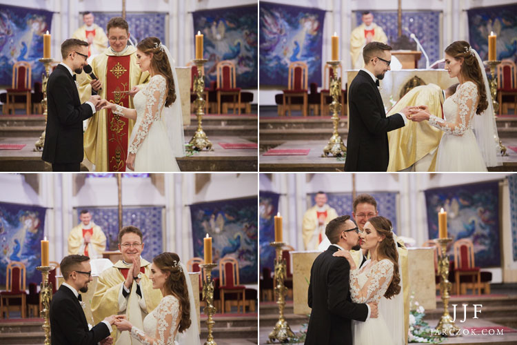 Ślub w Kościele Mariackim w Katowicach.